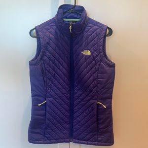Purple North Face Vest